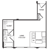 Studio 0x1 400 SF